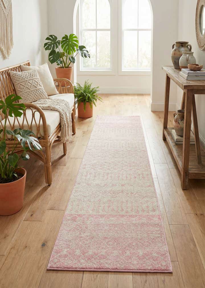 2' 7 x 12' Moroccan Trellis Runner Rug