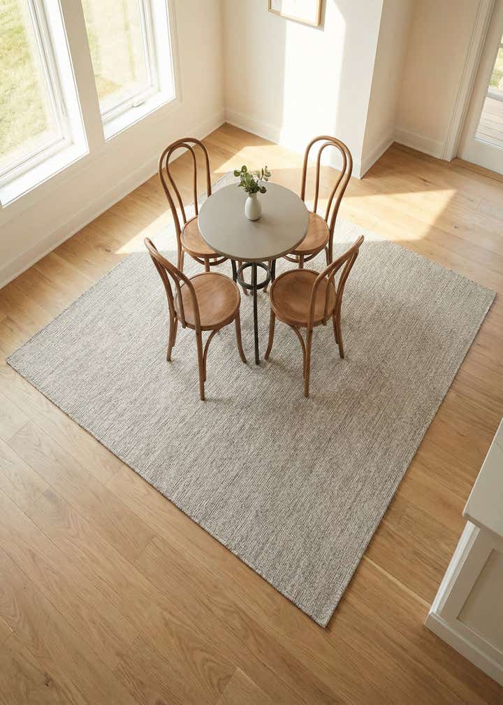 6' x 6' Easy-Clean Solid Indoor / Outdoor Square Rug