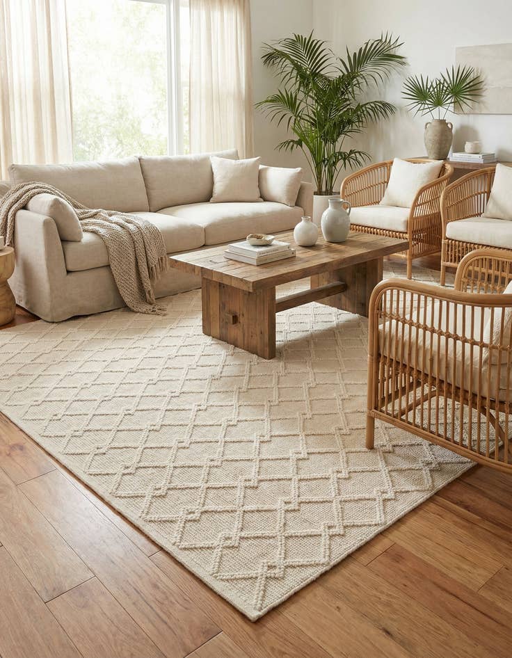 Detail image of 9' x 12'  Hand Knotted Jill Zarin Dorset Rug