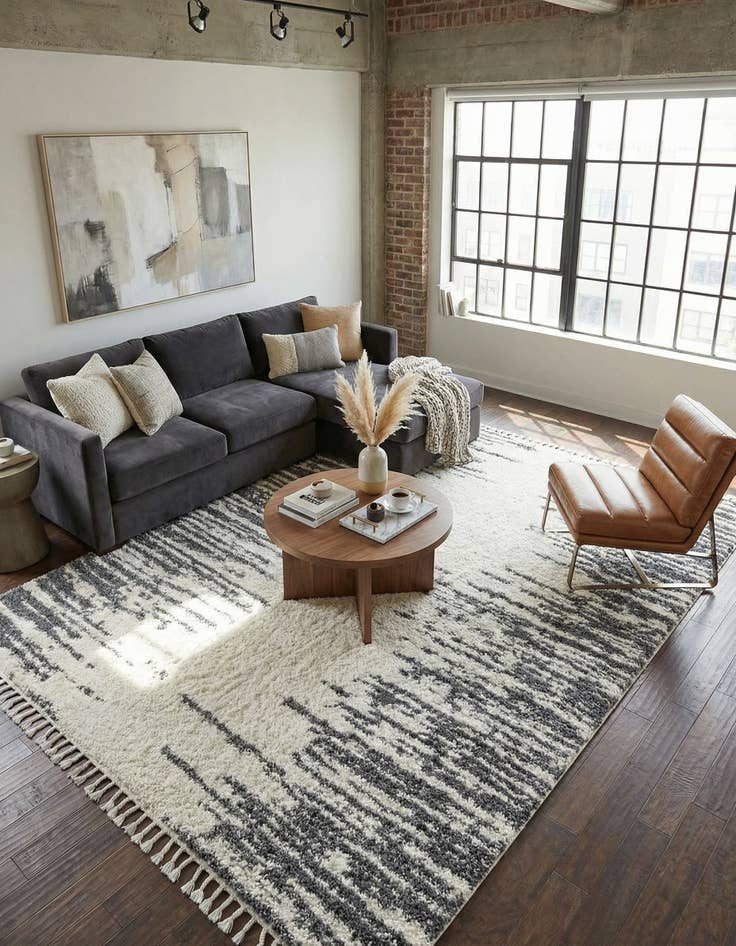 Detail image of 10' x 14' Serenity Shag Rug