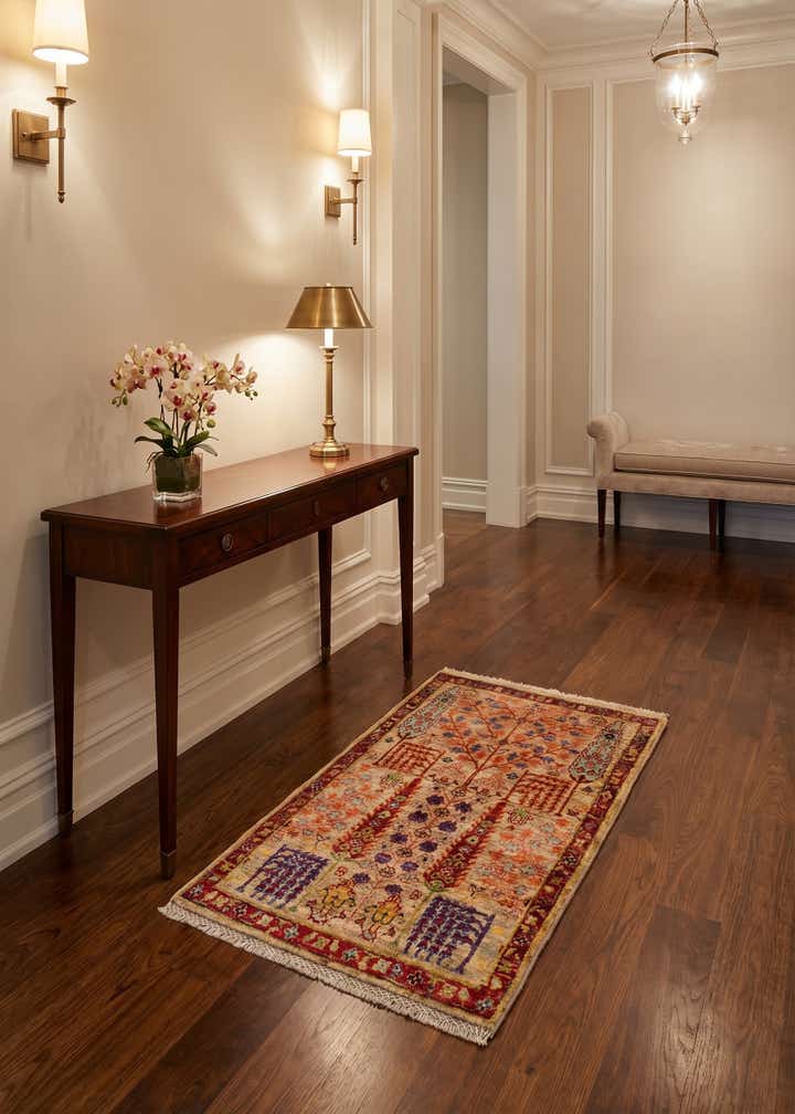 2' x 3' 2 Hand Knotted Ariana Ziegler Rug