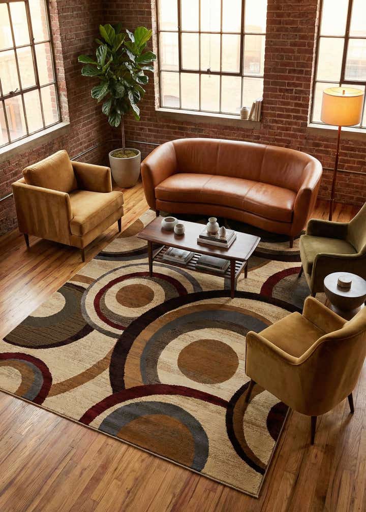 7' 10 x 10' Coffee Shop Rug