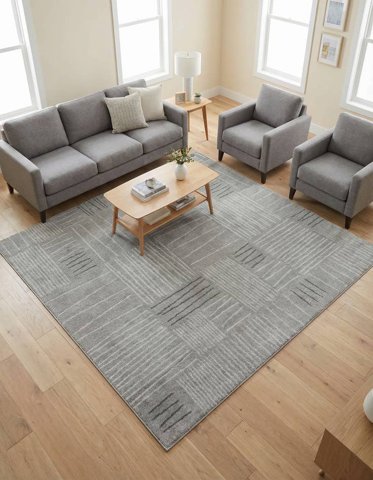 Detail image of 7' 10 x 7' 10 Hanahan Square Rug