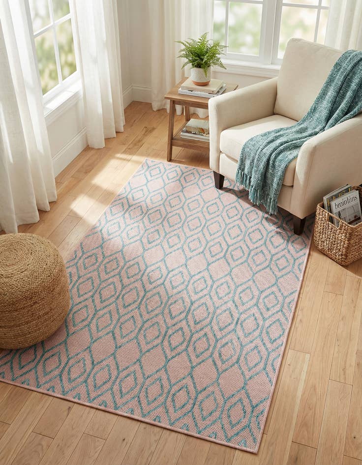 Detail image of 3' x 5' 3  Washable Jill Zarin Turks and Caicos Indoor / Outdoor Rug