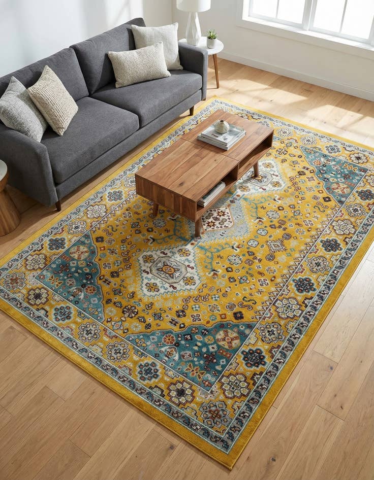 Detail image of 6' x 9' Kamala Washable Rug