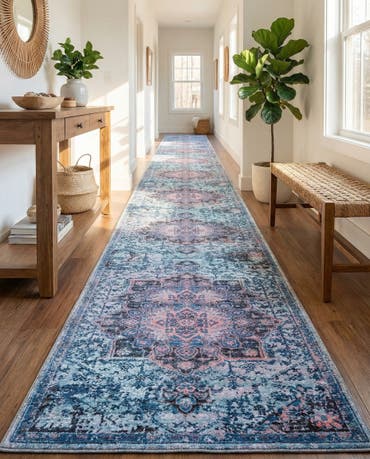  2' x 13'  Washable Francesca Runner Rug