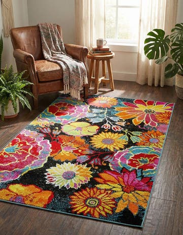 Black Tuscany Rug