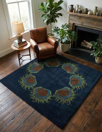 7' 6 x 7' 8 Luna Square Rug