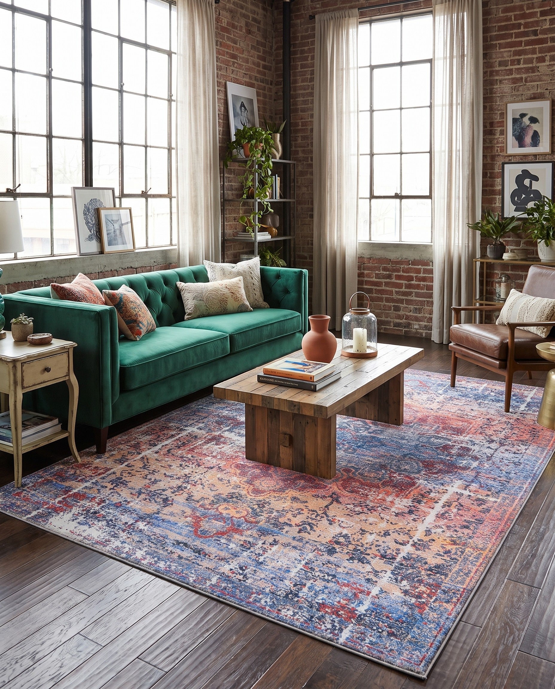 7' 3 x 10' Washable Francesca Rug
