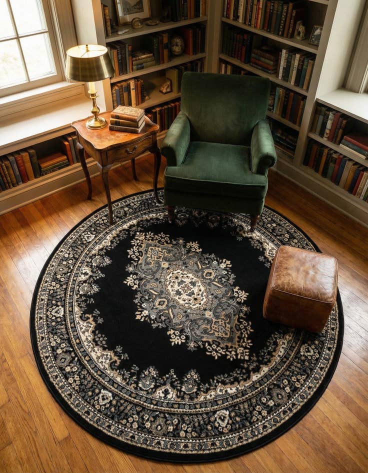 Detail image of 7' x 7' Amaya Round Rug