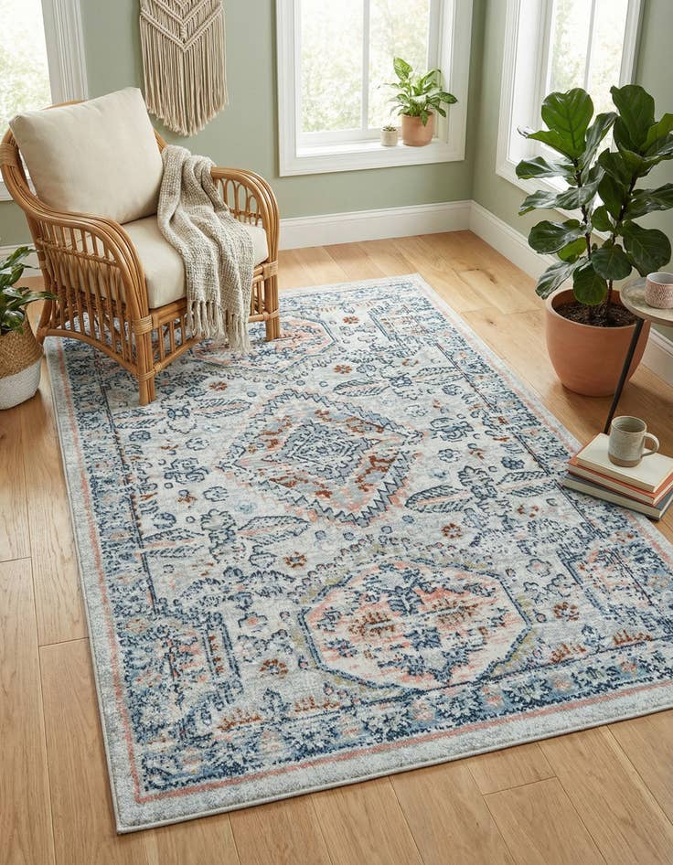 Detail image of 4' x 6' Kamala Washable Rug