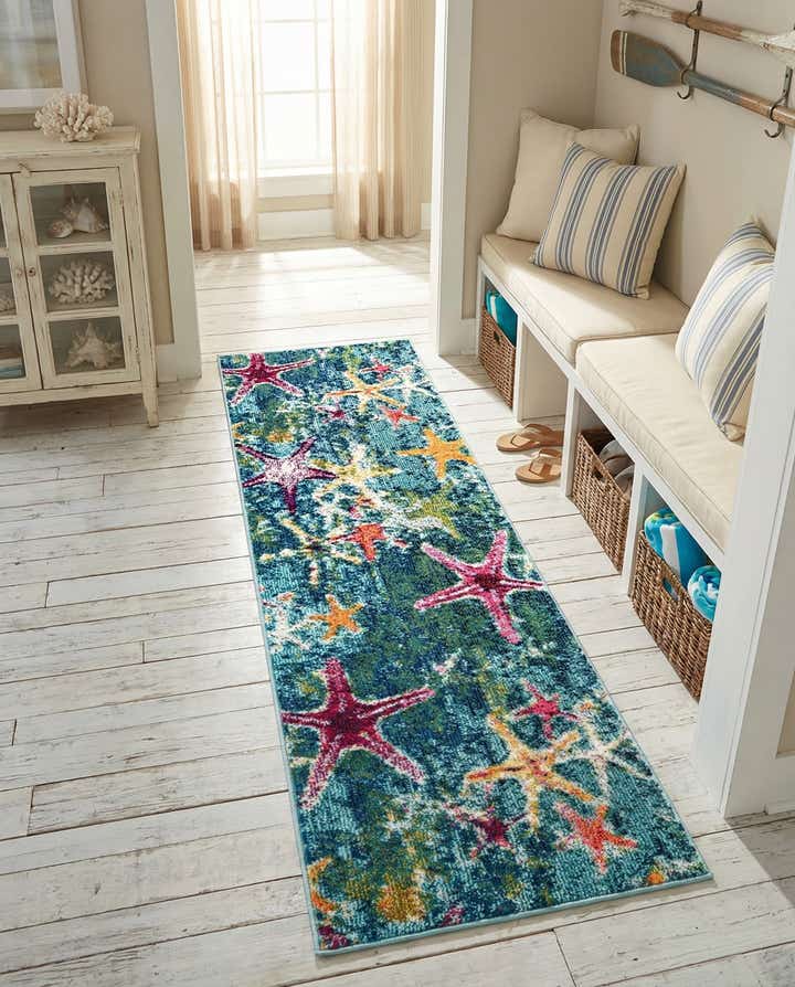 2' x 6' Washable Amalfi Runner Rug