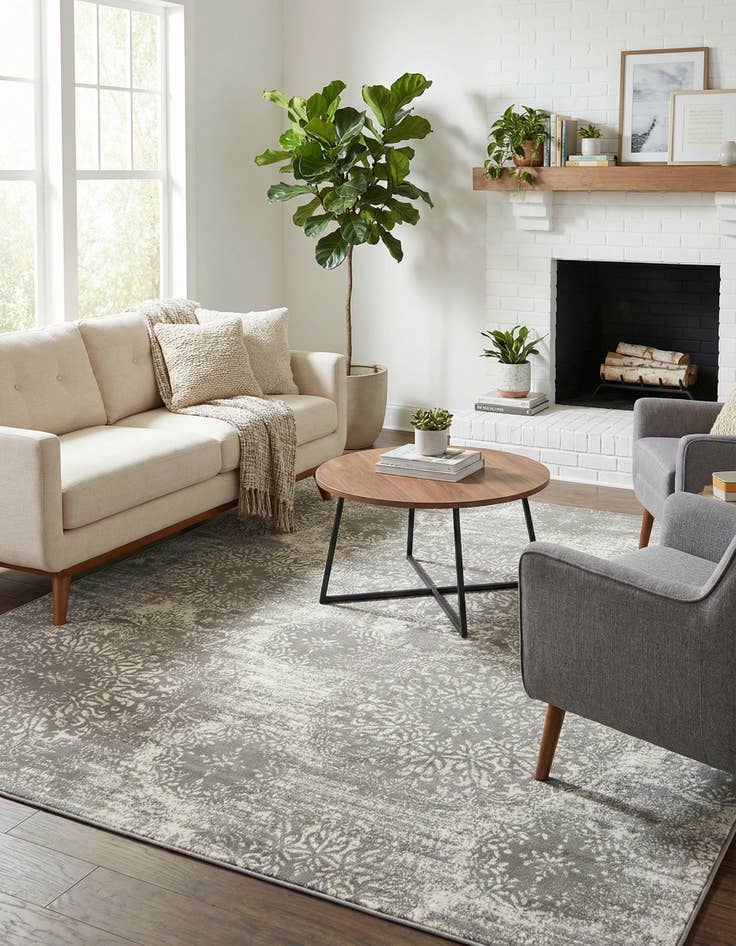 Detail image of 7' 10 x 7' 10 Monte Carlo Square Rug