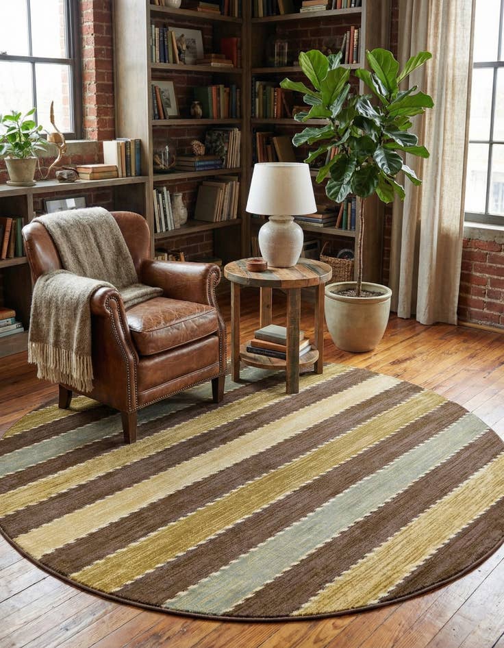 Detail image of 8' x 8' Kashkuli Gabbeh Round Rug