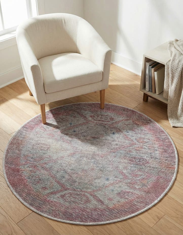 3' 3 x 3' 3 Washable Sisu Round Rug