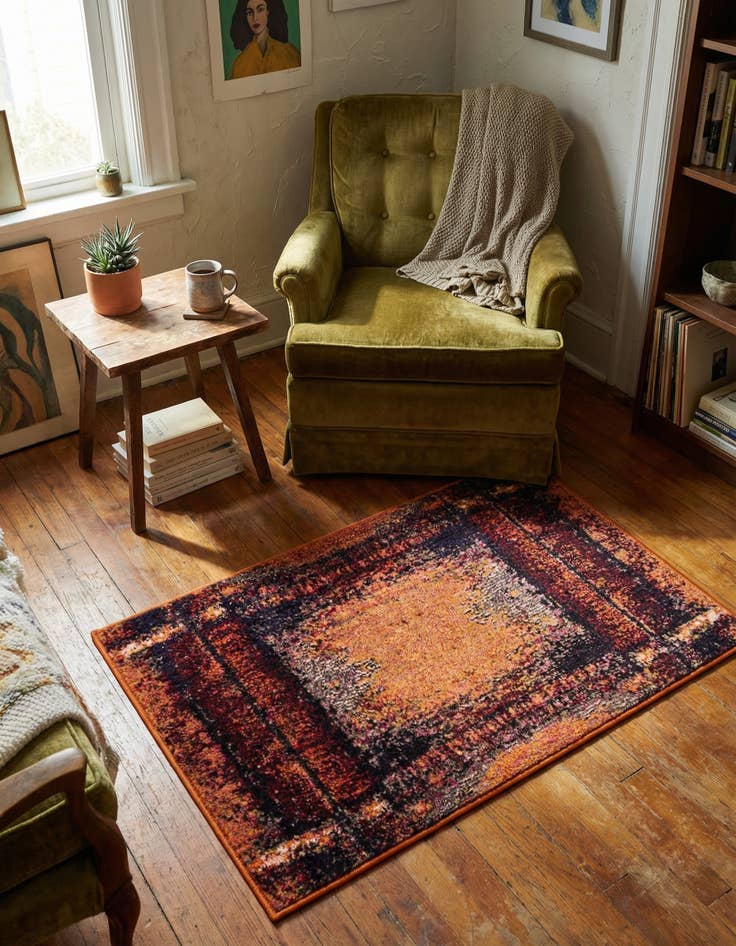 Detail image of 2' x 3'  Washable Casablanca Rug