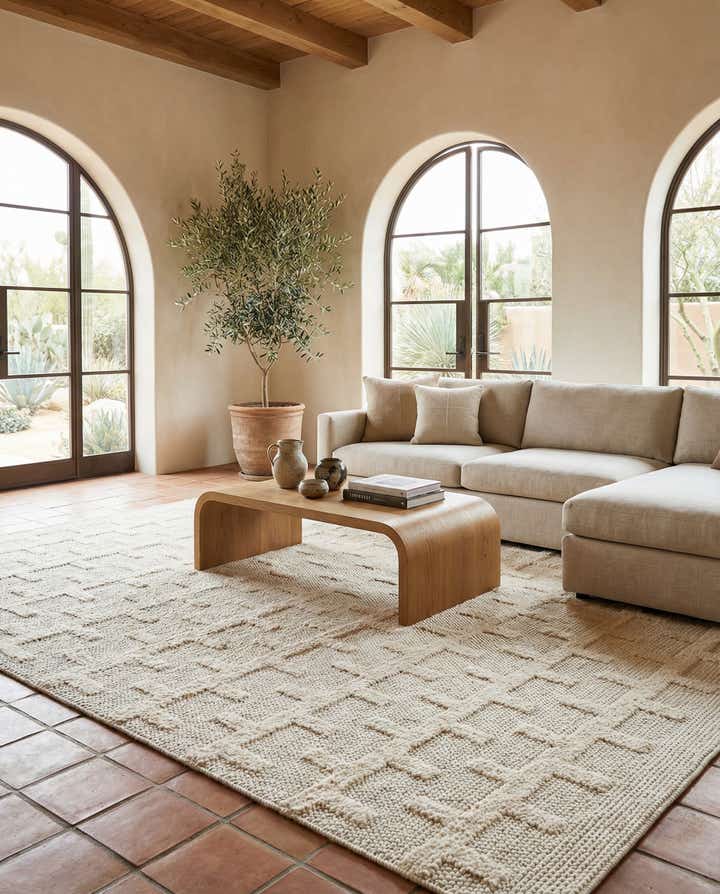 10' x 14' 1 Hand Woven Lana New Zealand Wool Rug