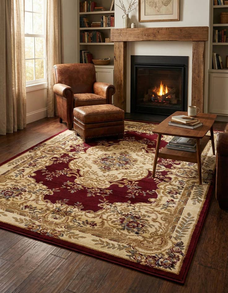 Detail image of 5' 3 x 8' Chateau Rug