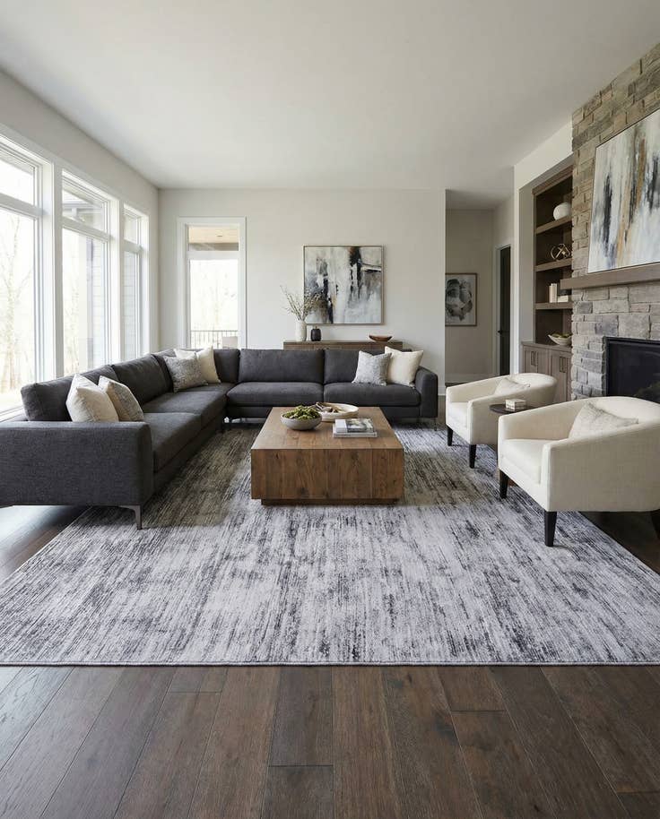 Detail image of 8' 4 x 12' Asha Rug