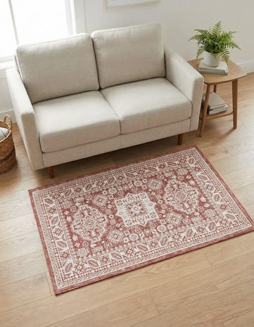 3' x 5' 3 Easy-Clean Aztec Indoor / Outdoor Rug