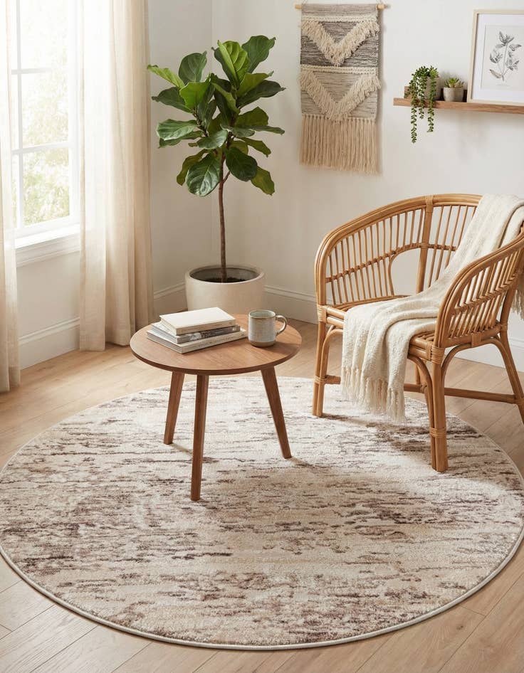 Detail image of 4' x 4' Oasis Round Rug