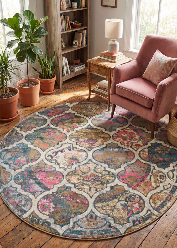 8' x 8' Aria Round Rug