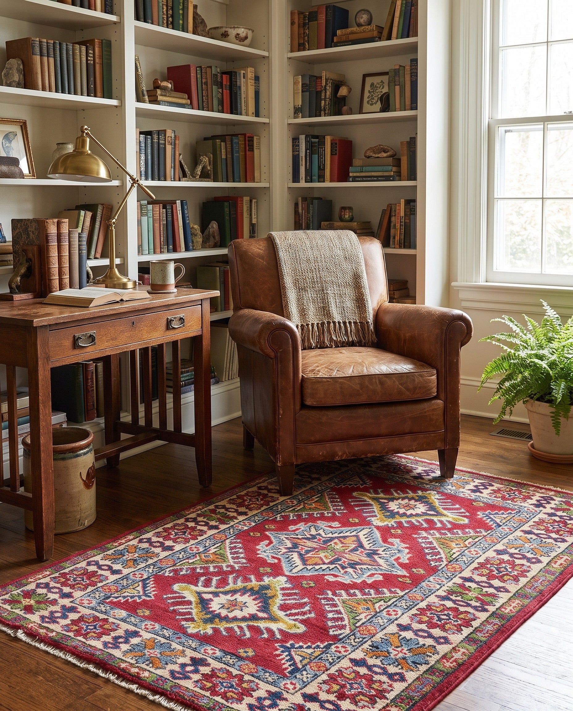 75cm x 125cm Hand Knotted Kazak Rug