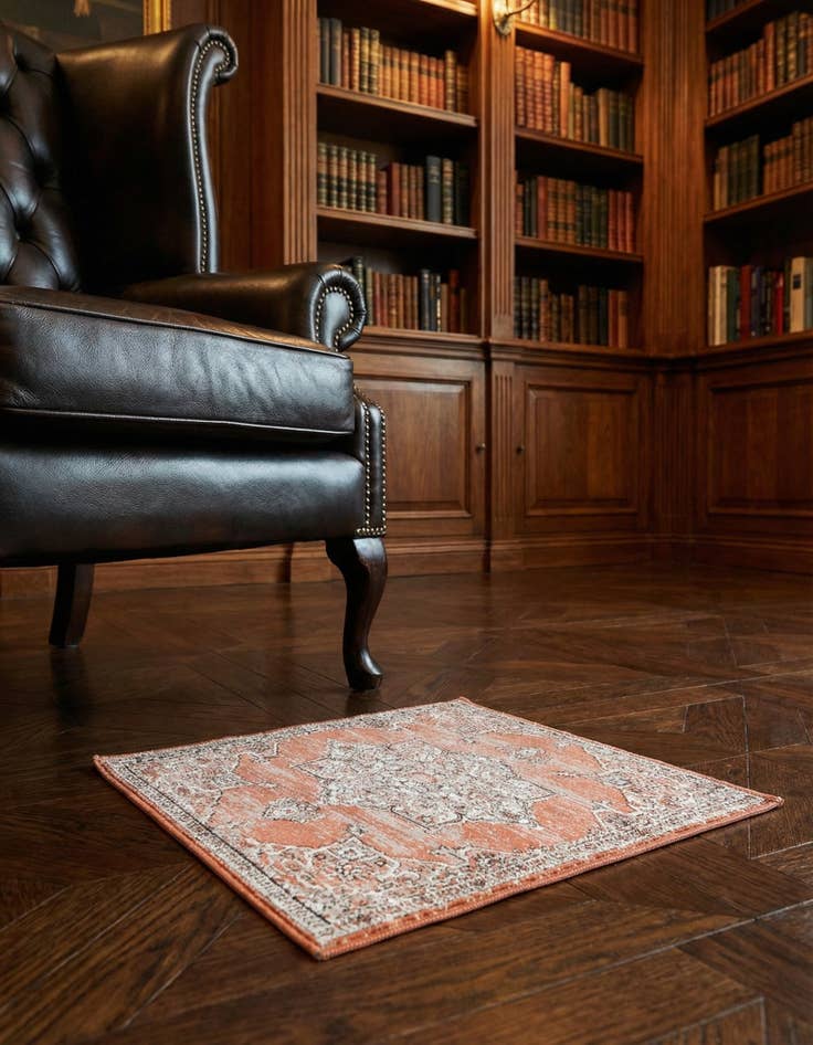 Detail image of 1' 4 x 1' 4 Nyla Sample Rug