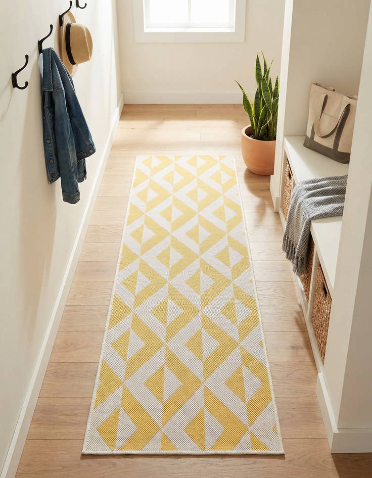 Detail image of 2' x 6' Washable Jill Zarin Napa Indoor / Outdoor Runner Rug