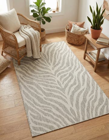 3' x 5' 3 Easy-Clean Safari Indoor / Outdoor Rug