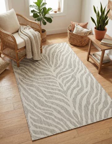 3' x 5' 3 Easy-Clean Safari Indoor / Outdoor Rug