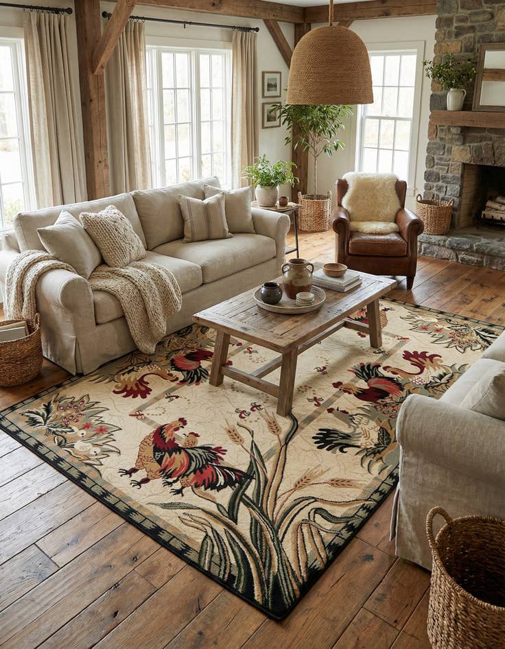 Detail image of 7' x 10' Country Rug