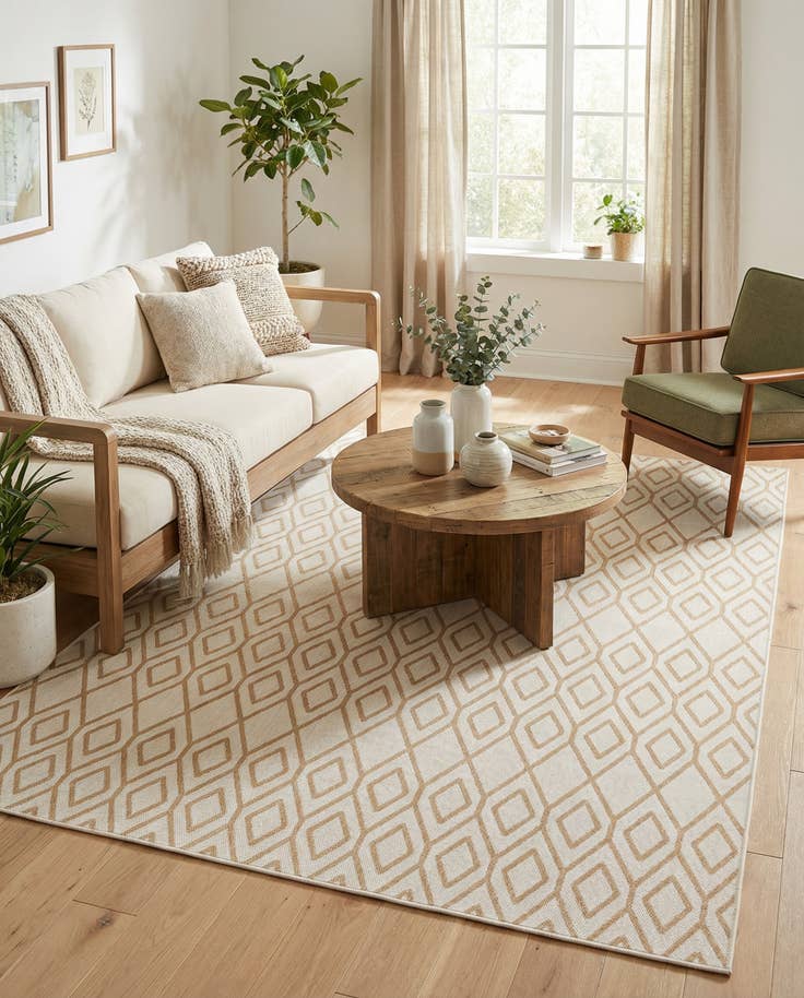 Detail image of 9' x 12' Easy-Clean Jill Zarin Turks and Caicos Indoor / Outdoor Rug
