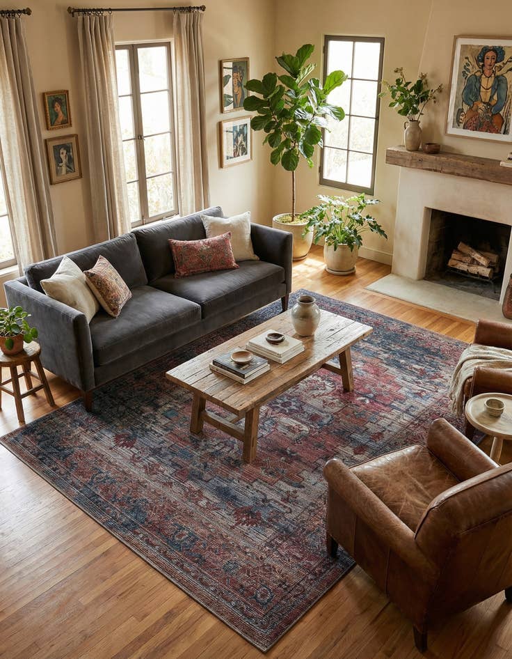 Detail image of 7' 10 x 10' Yara Rug