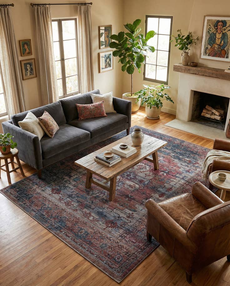 Detail image of 7' 10 x 10' Yara Rug