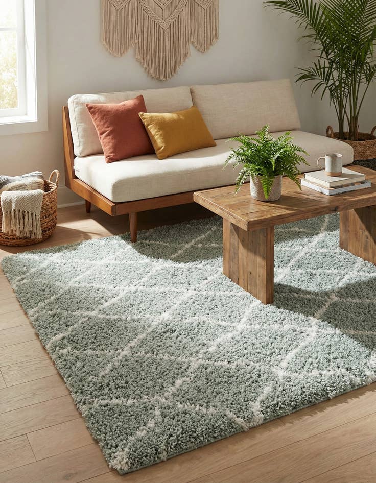 Detail image of 4' x 6' Marrakesh Shag Rug