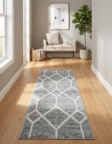 2' x 6' Lattice Trellis Runner Rug