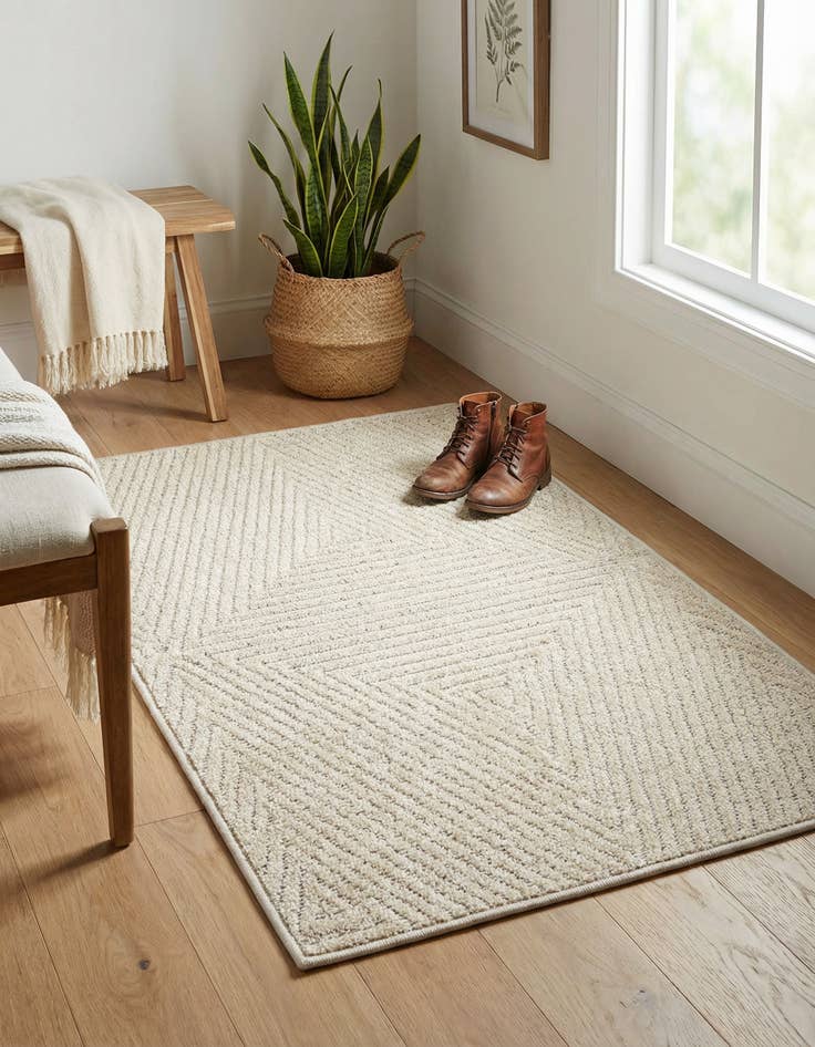 Detail image of 2' x 3' Washable Sabrina Soto Indoor / Outdoor Rug
