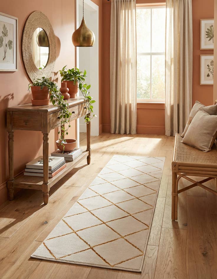 Detail image of 2' x 8' Vogue Geo Runner Rug