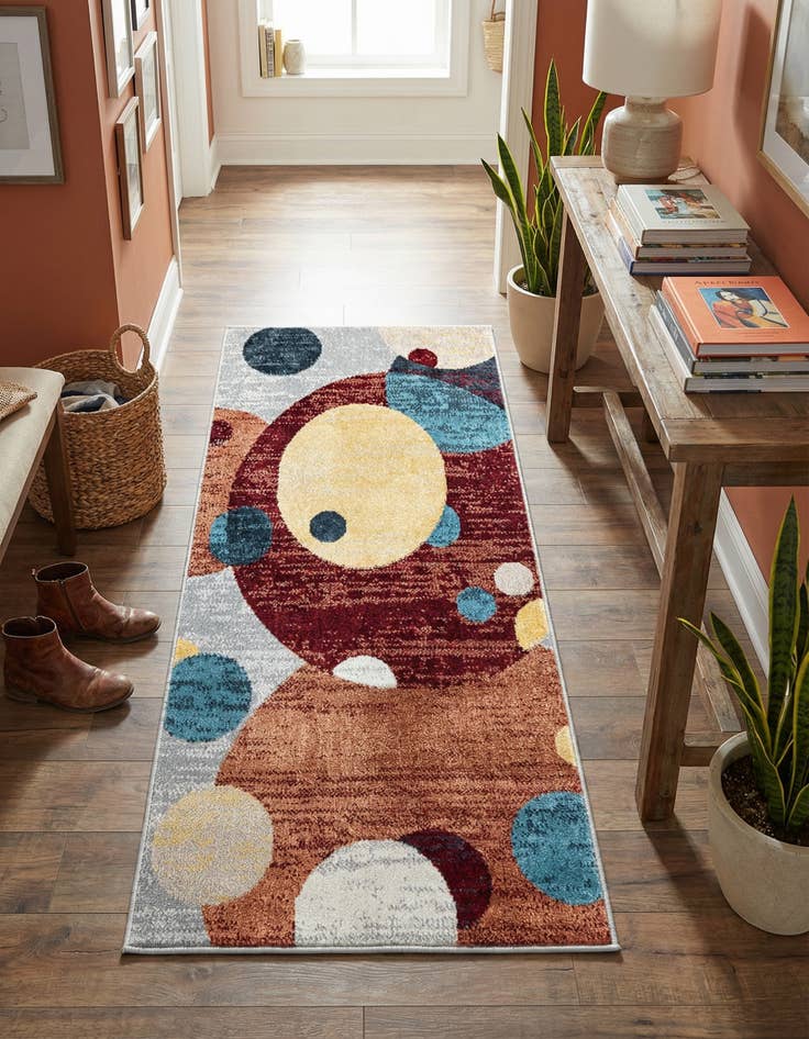 Detail image of 2' x 4' 1 Kamala Washable Runner Rug