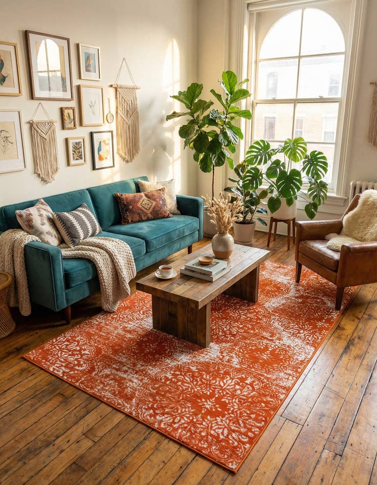 Detail image of 5' 3 x 8' Monte Carlo Rug