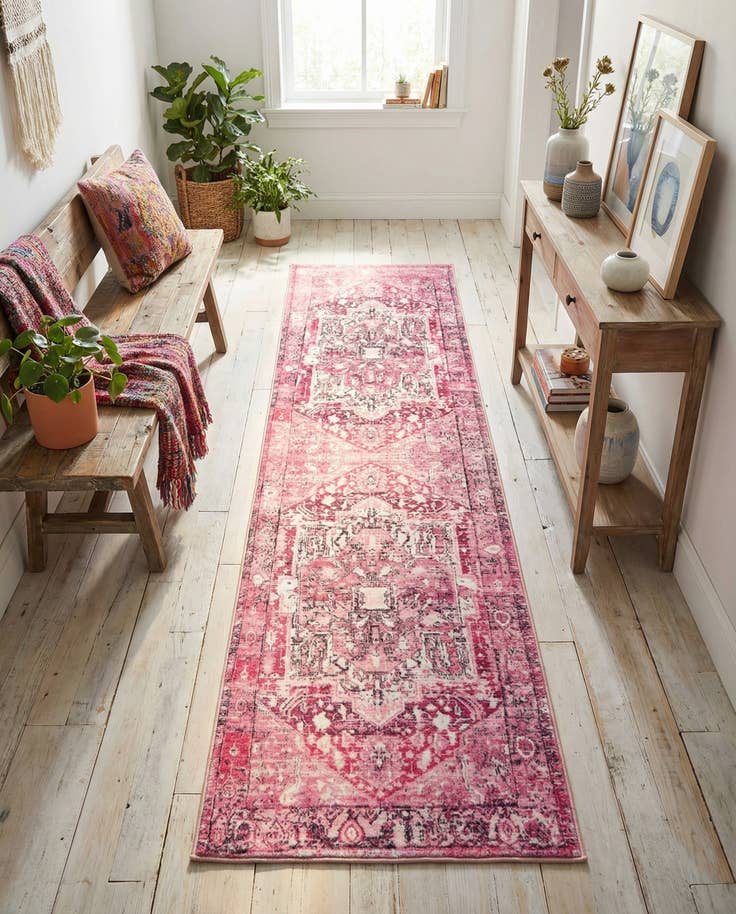 Vue détaillée : 65cm x 240cm Medina Tapis Tapis de couloir