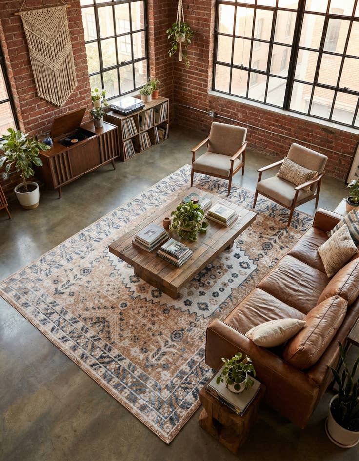 Detail image of 7' 10 x 10' Oxford Rug