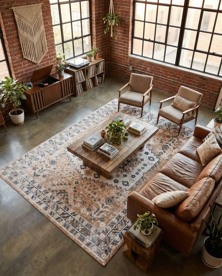 Detail image of 7' 10 x 10' Oxford Rug
