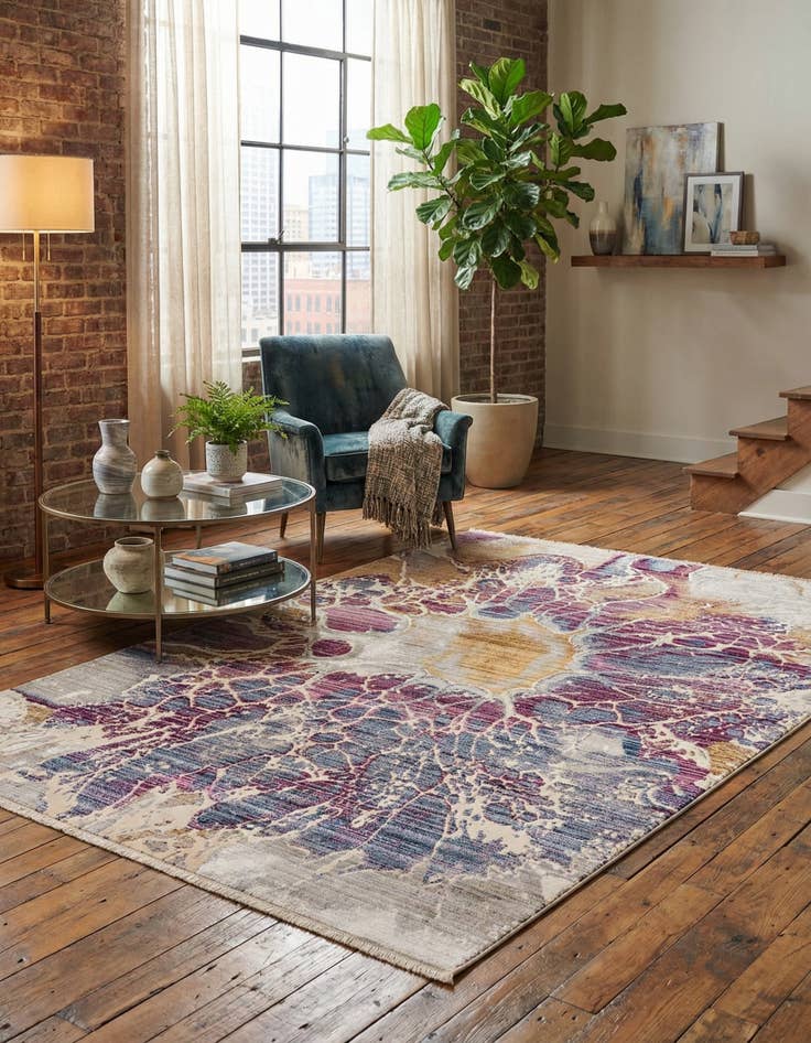 Detail image of 5' 3 x 7' 9 Deepa Rug