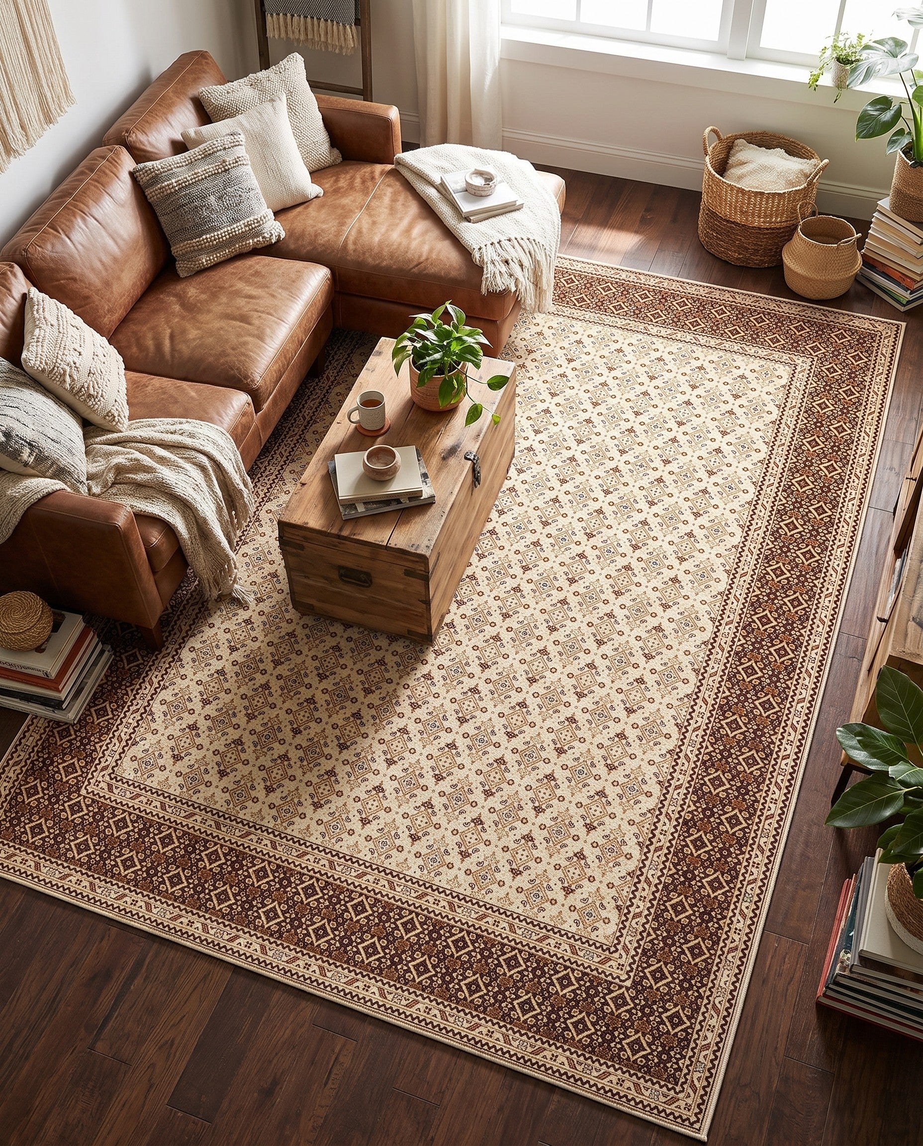 7' 10 x 10' Nain Design Rug