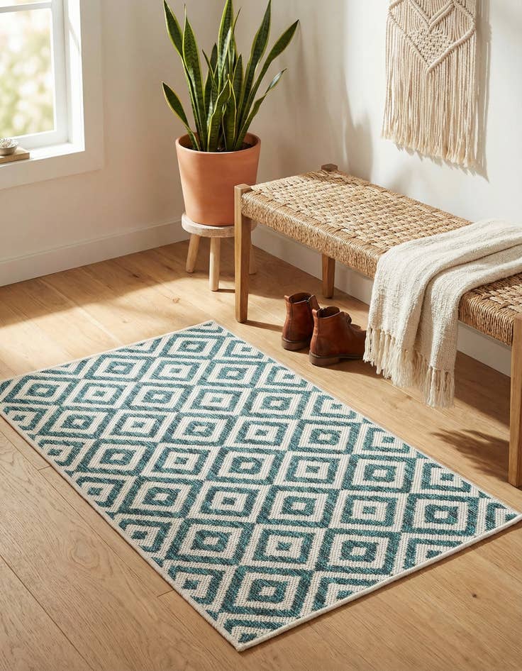 Detail image of 2' x 3'  Washable Jill Zarin Costa Rica Indoor / Outdoor Rug