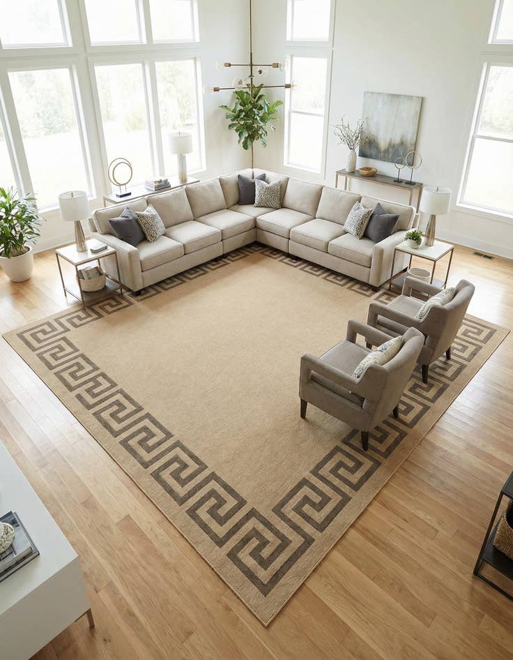 Detail image of  12' 2 x 12' 2 Dunes Square Rug