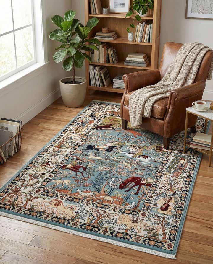 4' 1 x 6' 1 Nain Design Rug