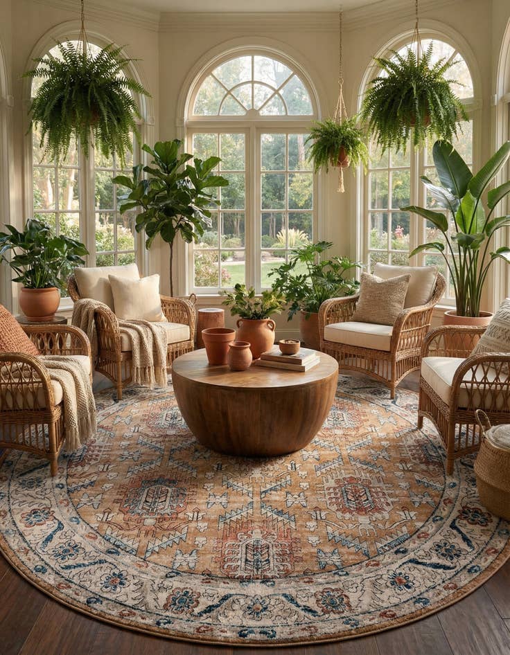 Detail image of 10' x 10' Nyla Round Rug